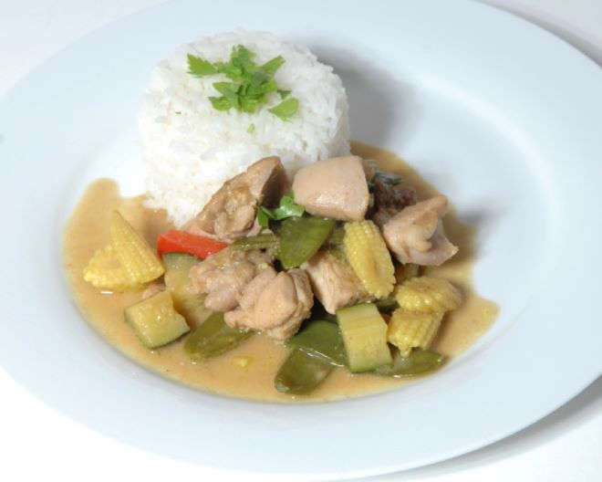 delicious Chicken Thai Green Curry